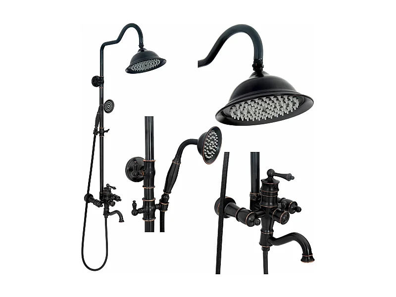 Set Doccia Rea Vintage Black