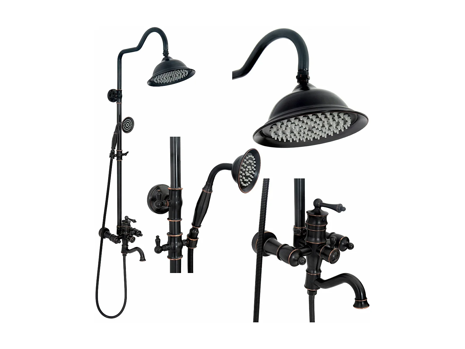 Kit De Douche Rea Vintage Black