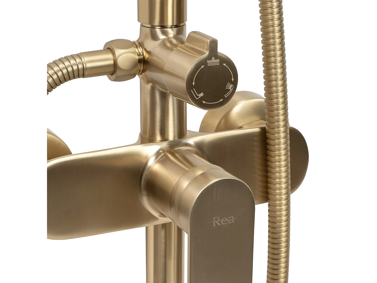 Doucheset Rea Verso Brush Gold