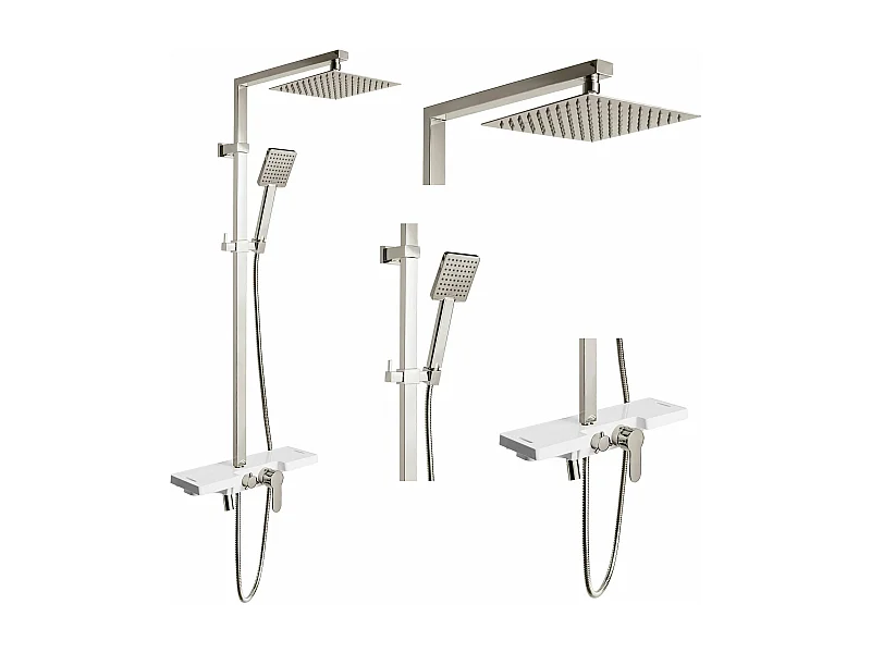 Kit De Douche Rea Lucas Chrome