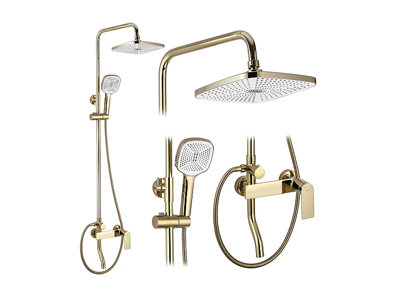 Kit De Douche Rea My1902-77G Storm Gold