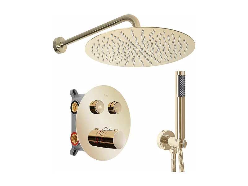 Kit De Douche Encastré Rea Luis Black