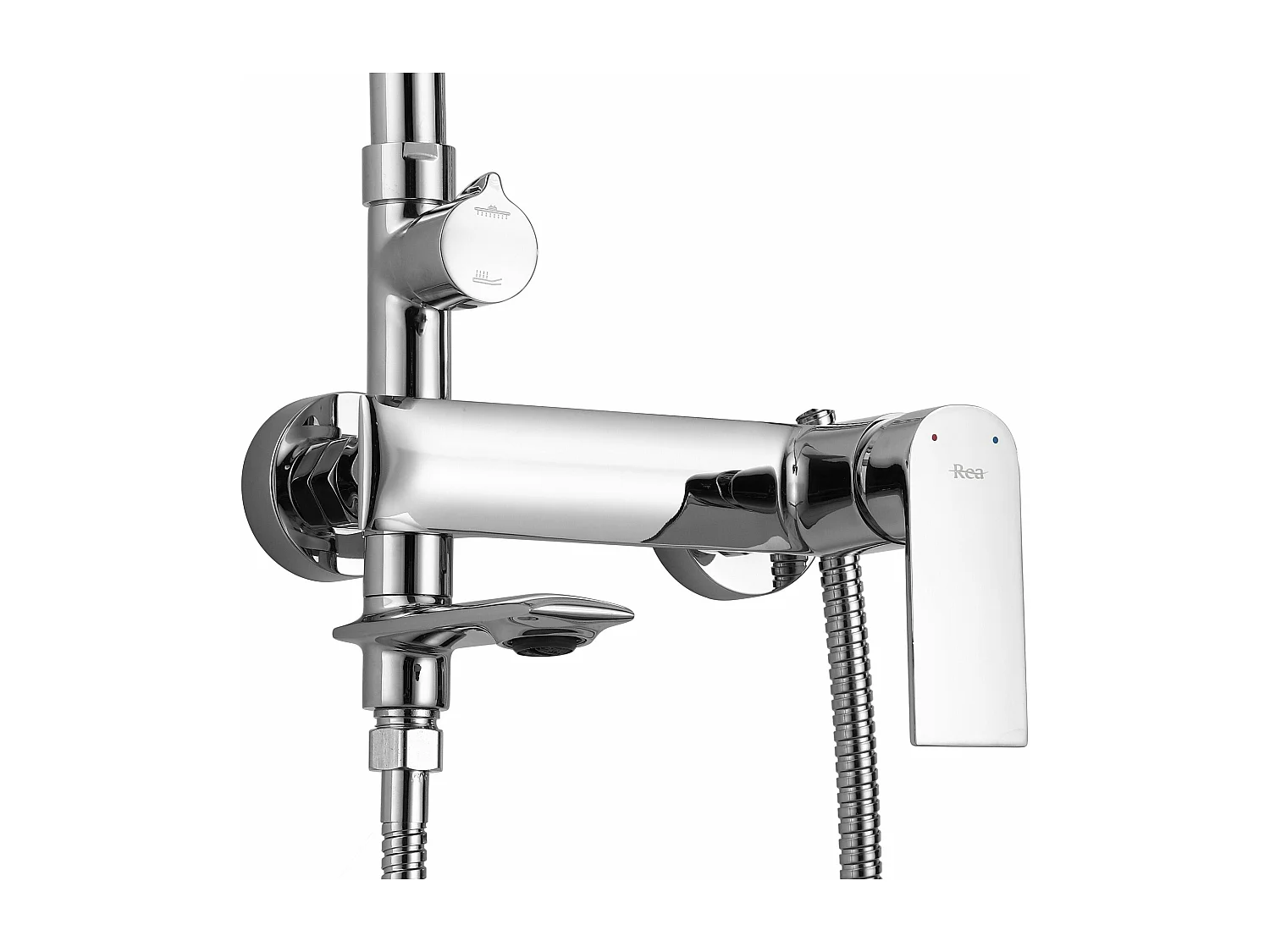 Conjunto De Duche Rea My2102-78C Veneta Chrome