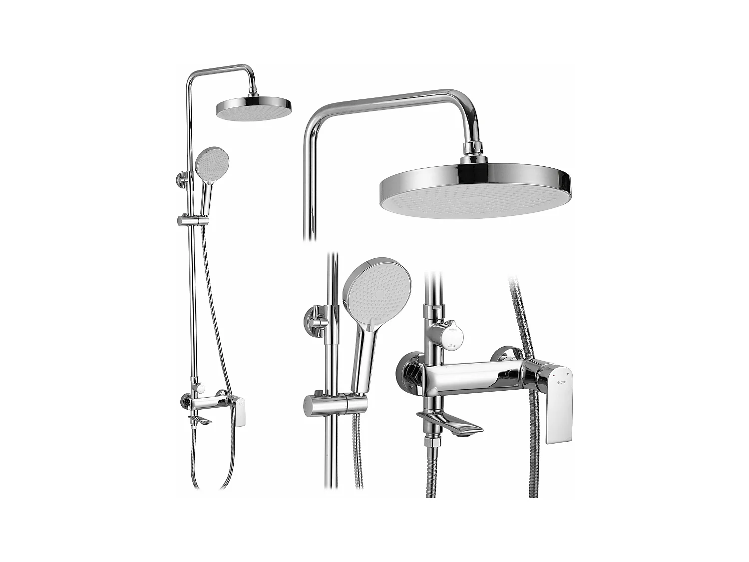 Kit De Douche Rea My2102-78C Veneta Chrome