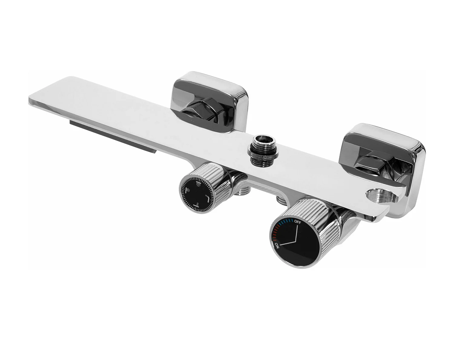 Conjunto De Chuveiro Cromado Rea Helix Chrome