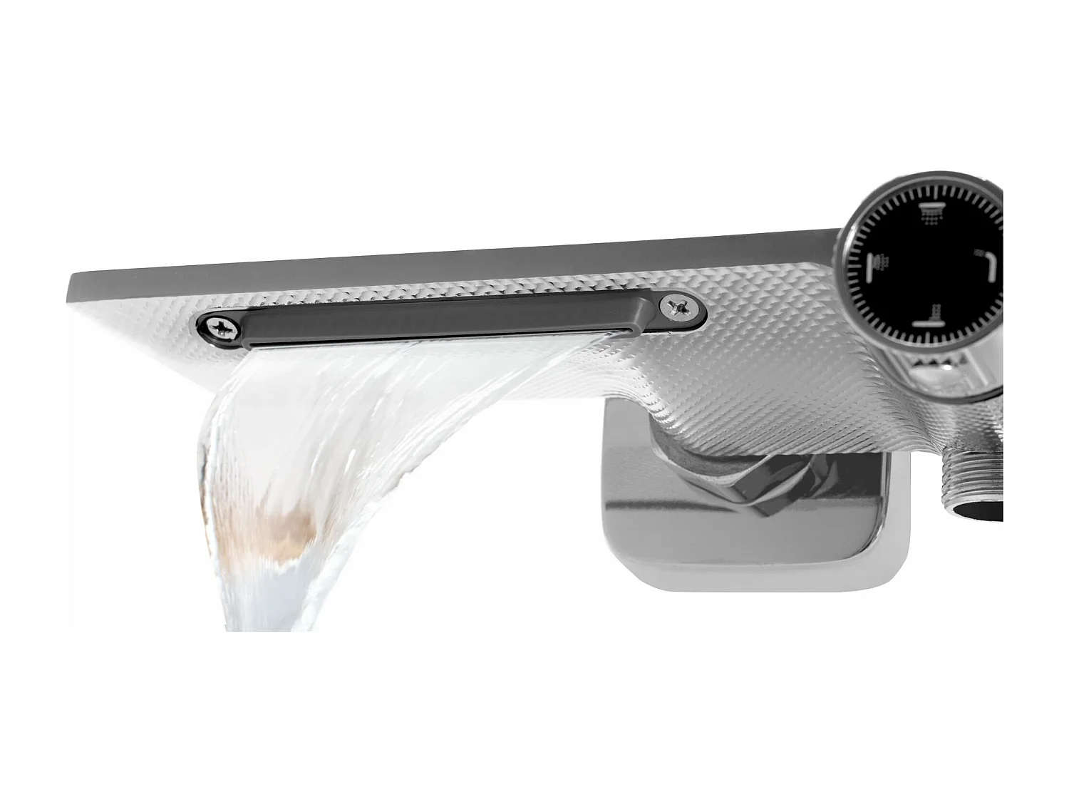 Conjunto De Chuveiro Cromado Rea Helix Chrome