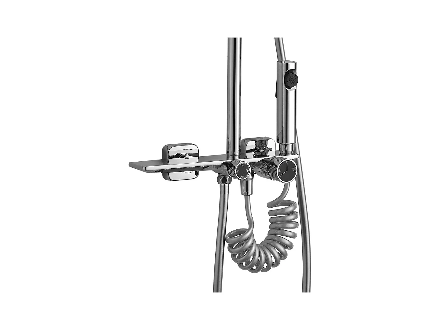 Kit De Douche Rea Helix Chrome