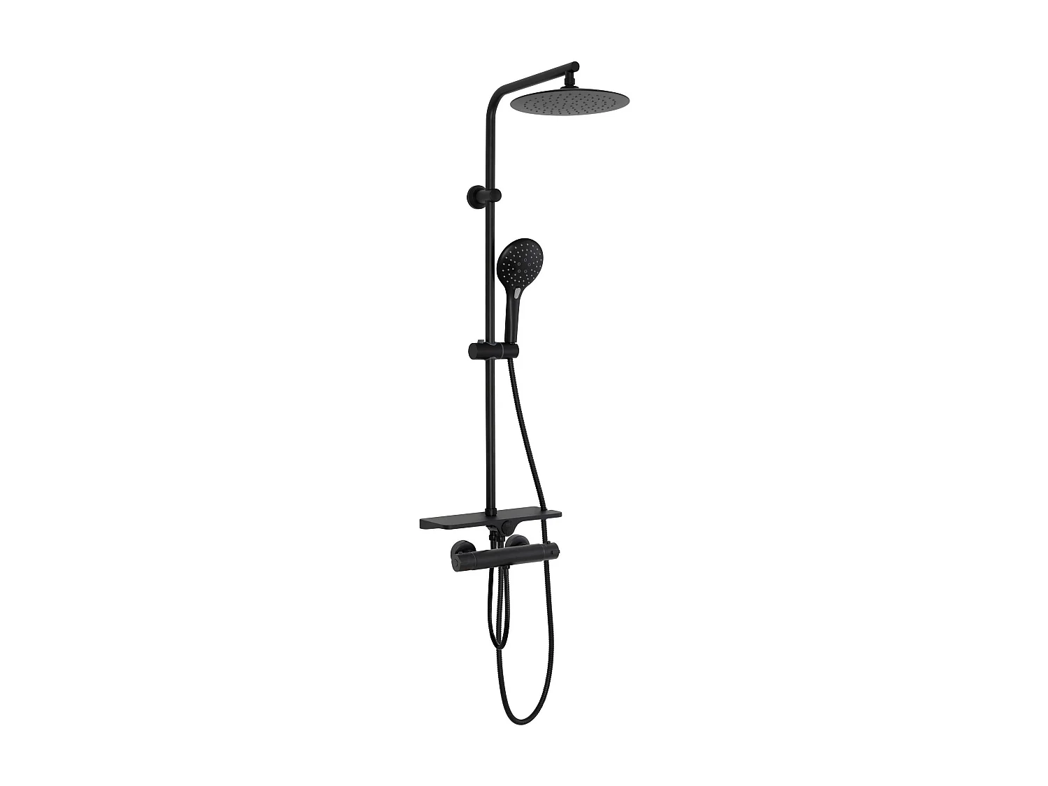 Conjunto De Duche Com Termóstato Rea Mike Termostat Black