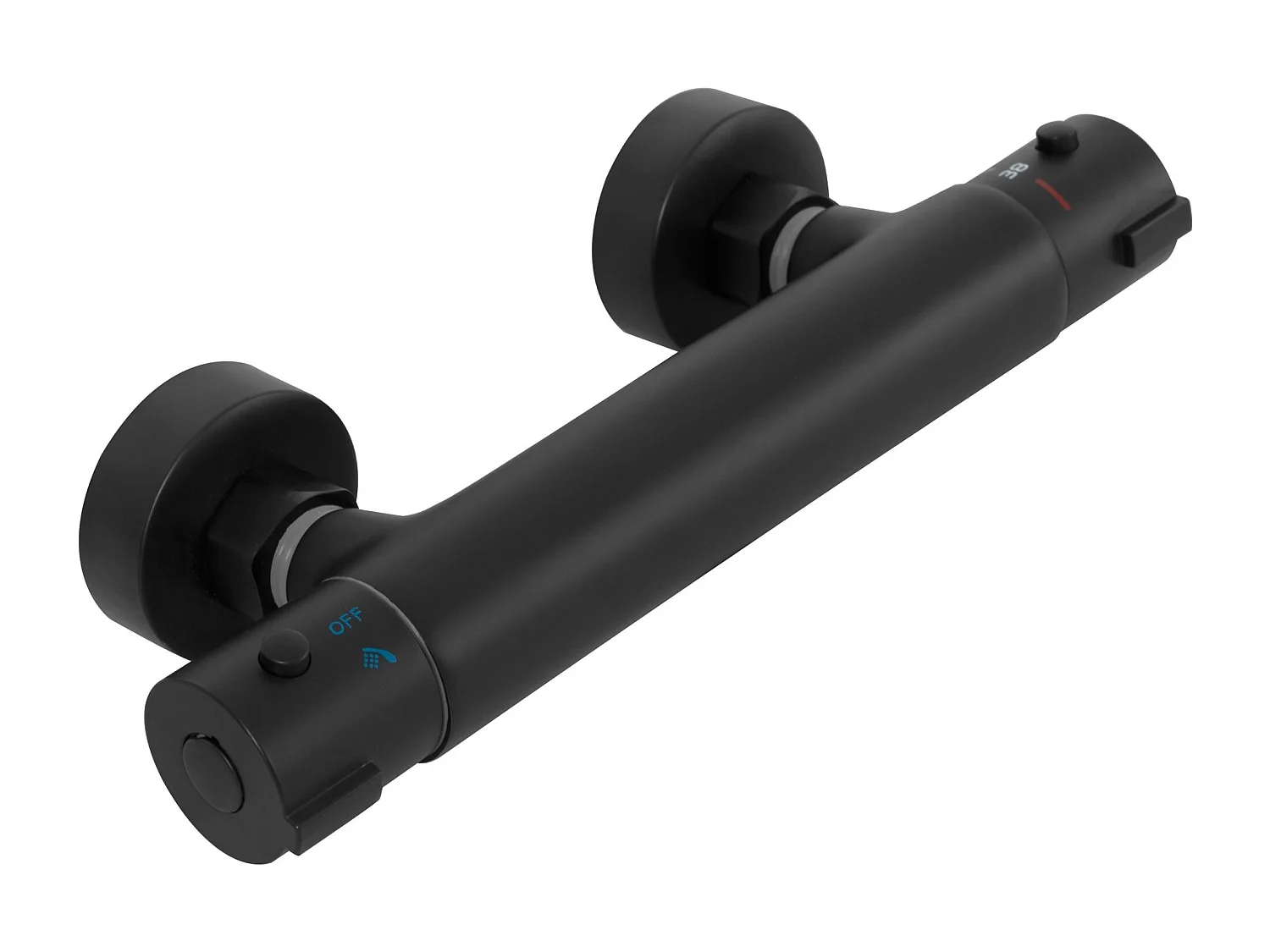 Conjunto De Duche Com Termóstato Rea Mike Termostat Black