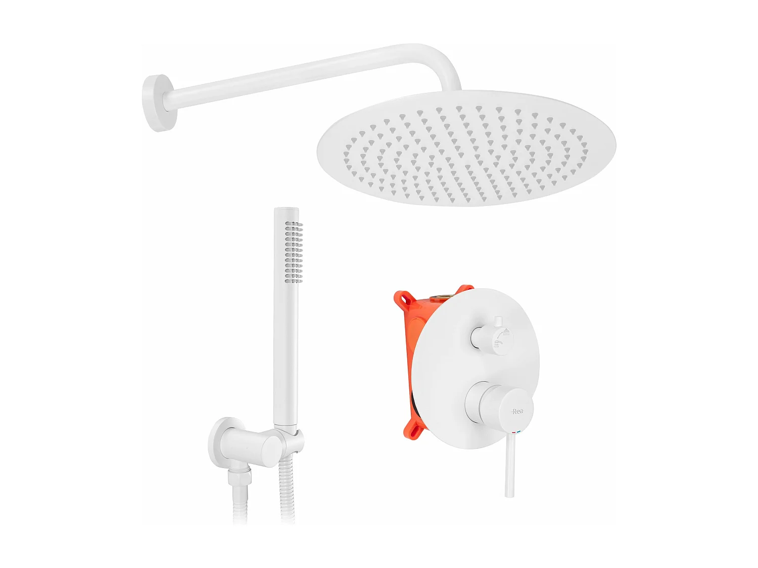 Unterputz Duschset Rea Lungo White