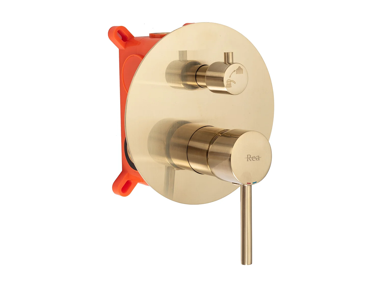 Inbouw Regendoucheset Rea Lungo Brush Gold