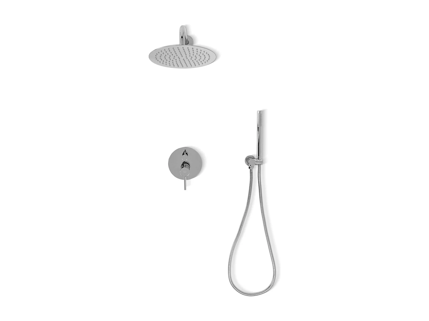 Kit De Douche Encastré Rea Lungo Chrome