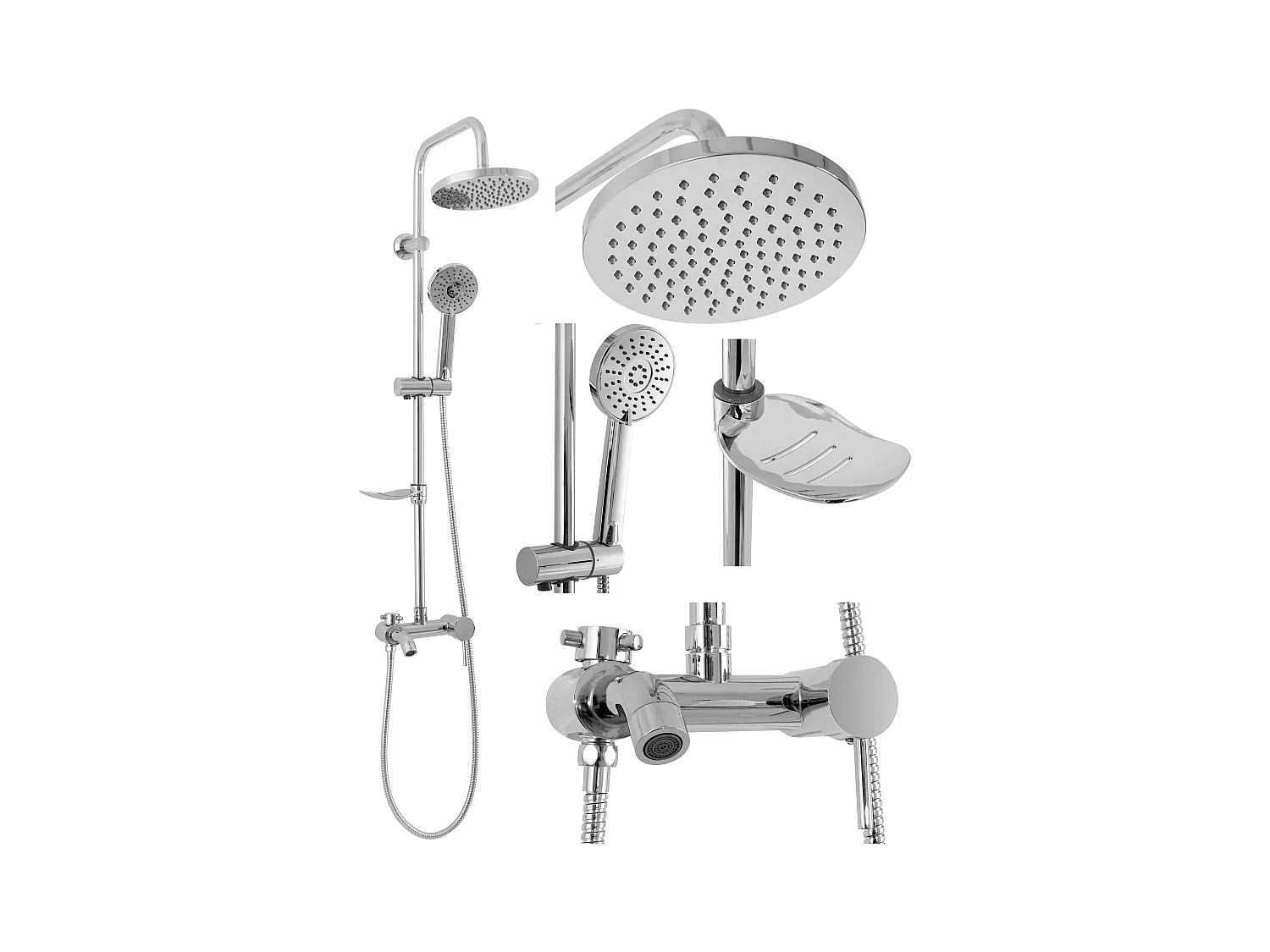 Kit De Douche Rea Luis 0 Chrome