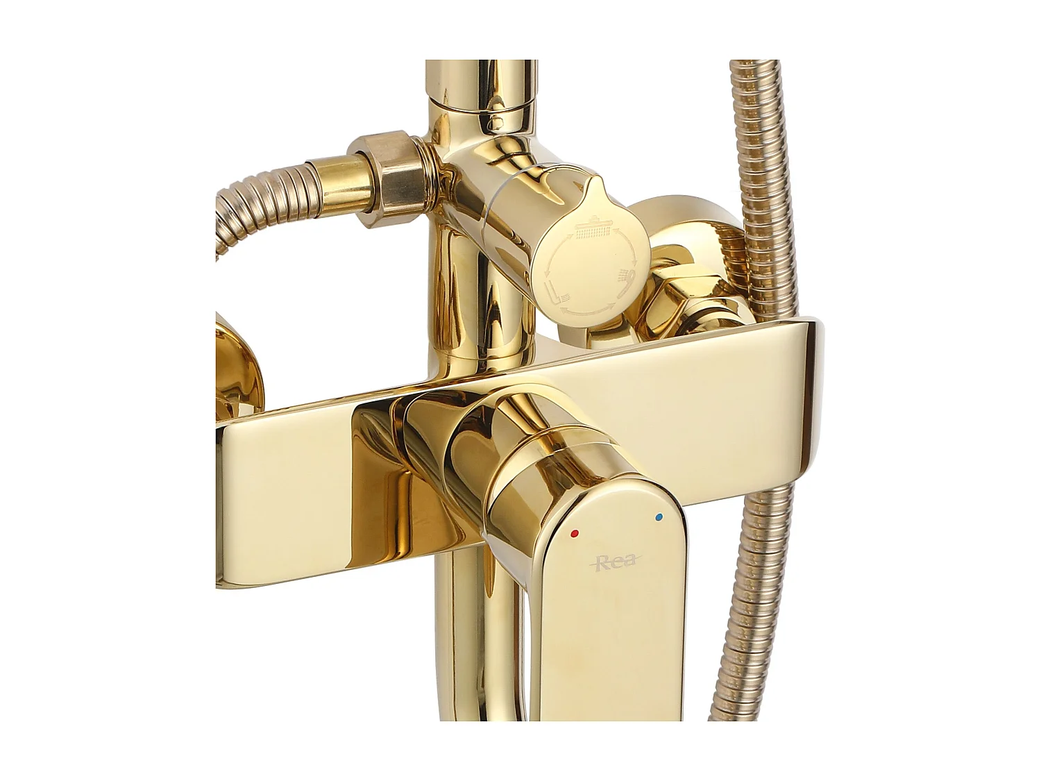 Kit De Douche Rea My1805-77G Bloom Gold