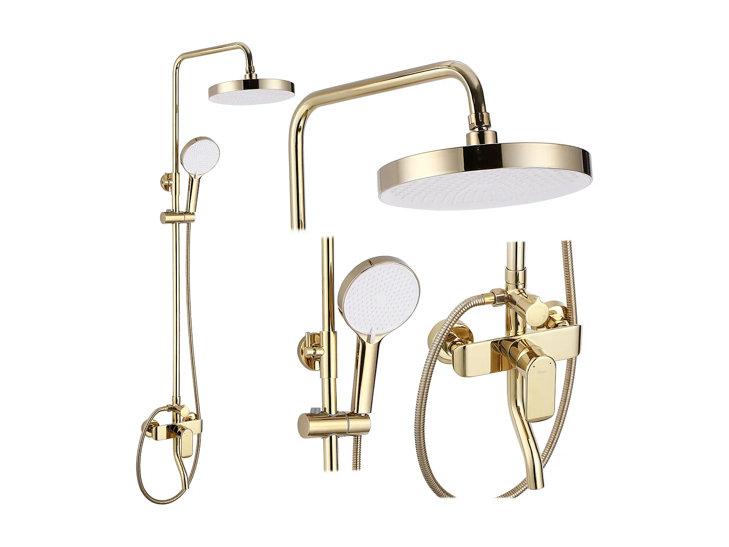 Kit De Douche Rea My1805-77G Bloom Gold