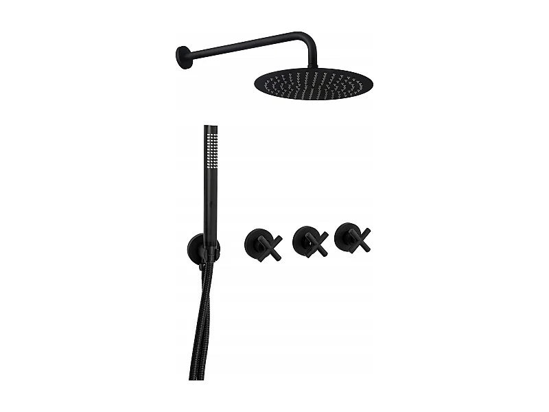 Kit De Douche Encastré Rea Exit Black