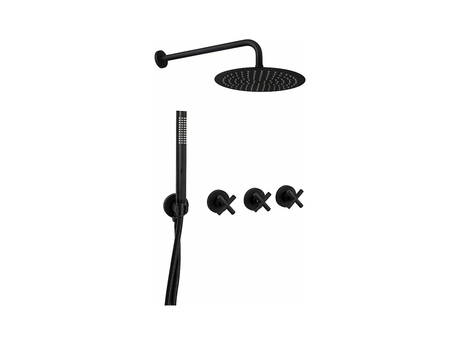 Kit De Douche Encastré Rea Exit Black
