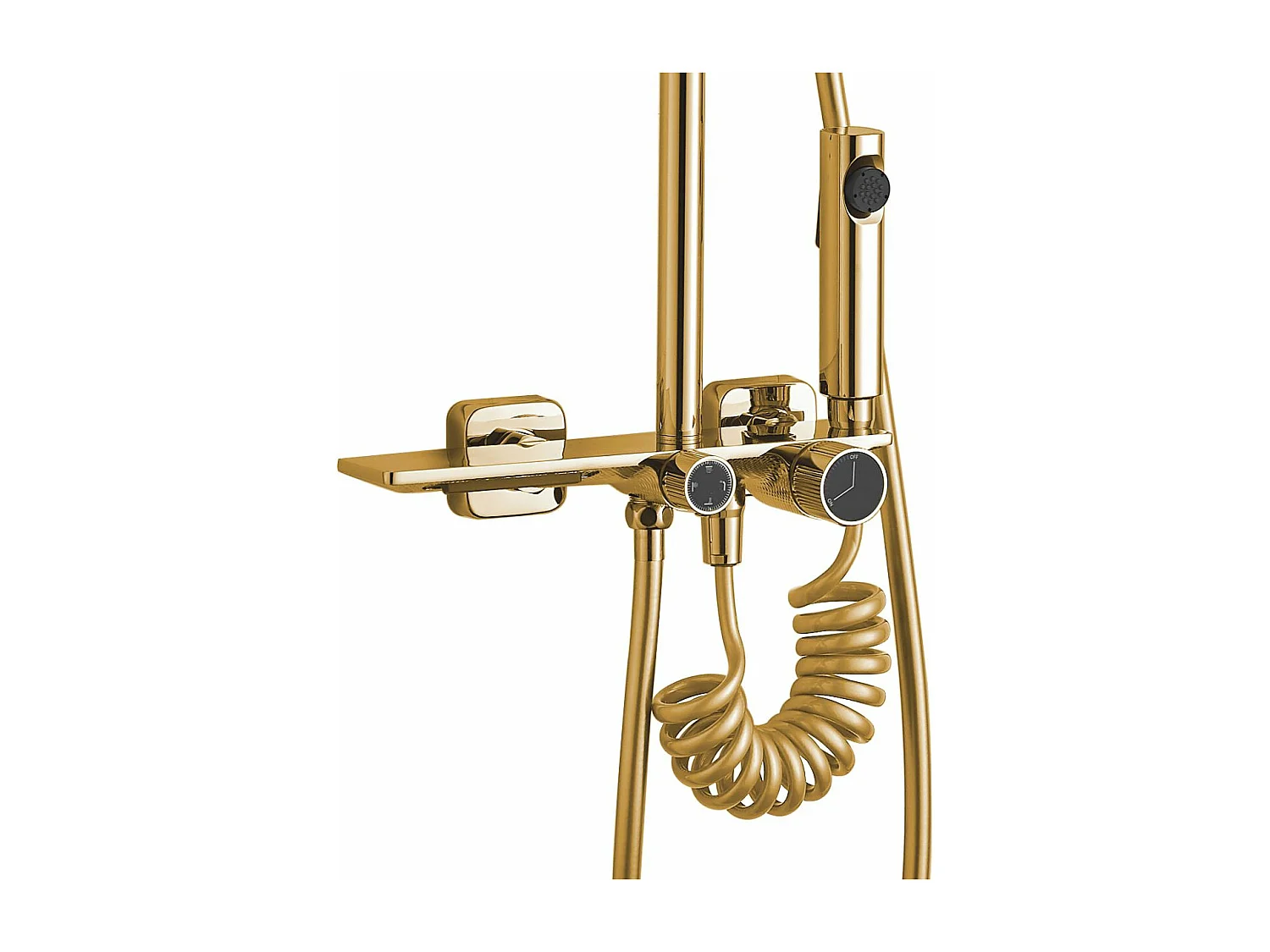 Kit De Douche Rea Helix Gold