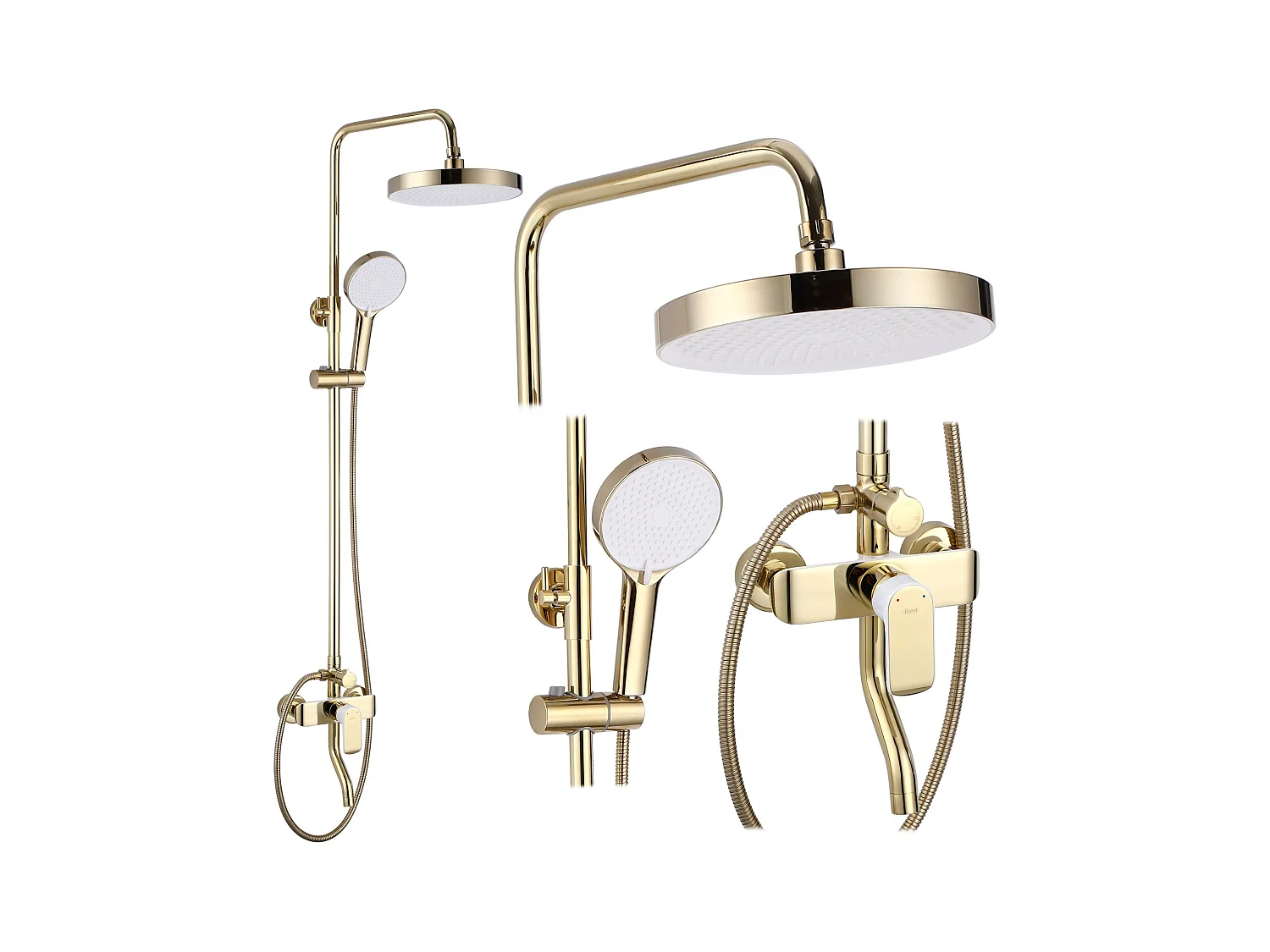 Doucheset Rea My1805-77Wg Bloom White/Gold