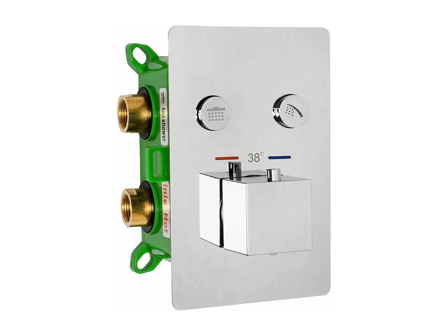 Doucheset Met Thermostaat Rea Fenix-Davis Termostat Chrome