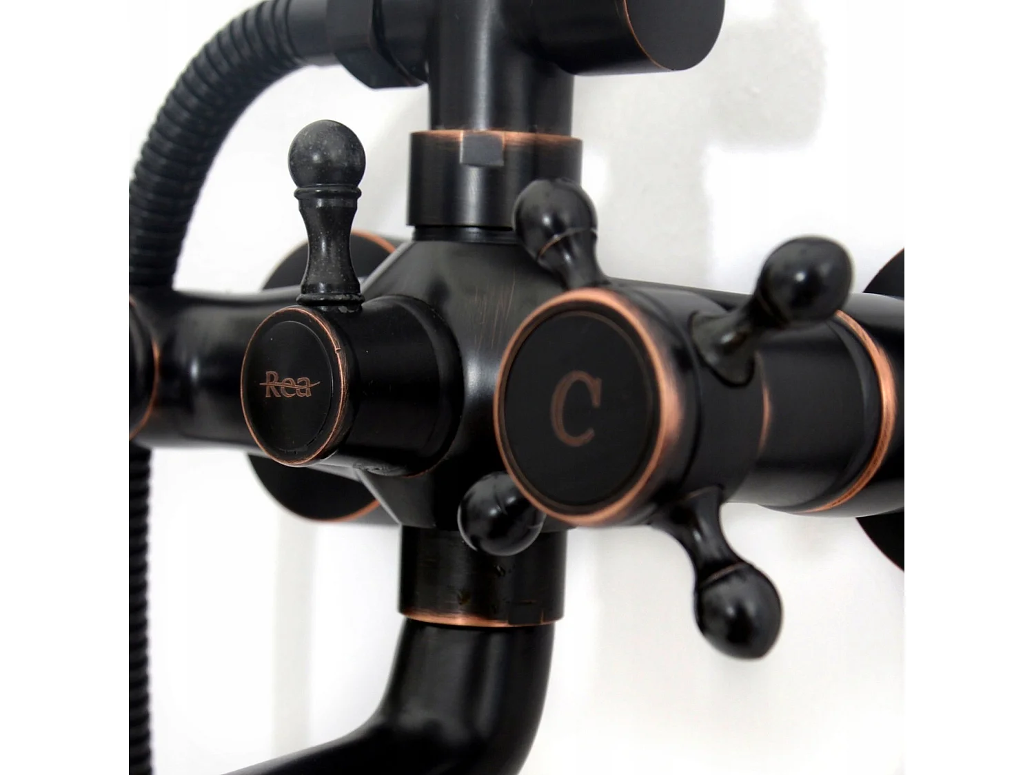 Kit De Douche Rea Retro Black