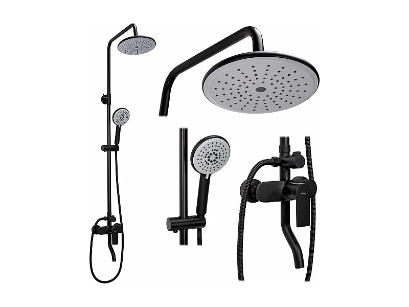 Conjunto De Ducha Rea Verso Black