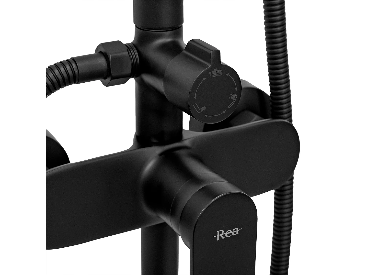 Set Doccia Rea Verso Black