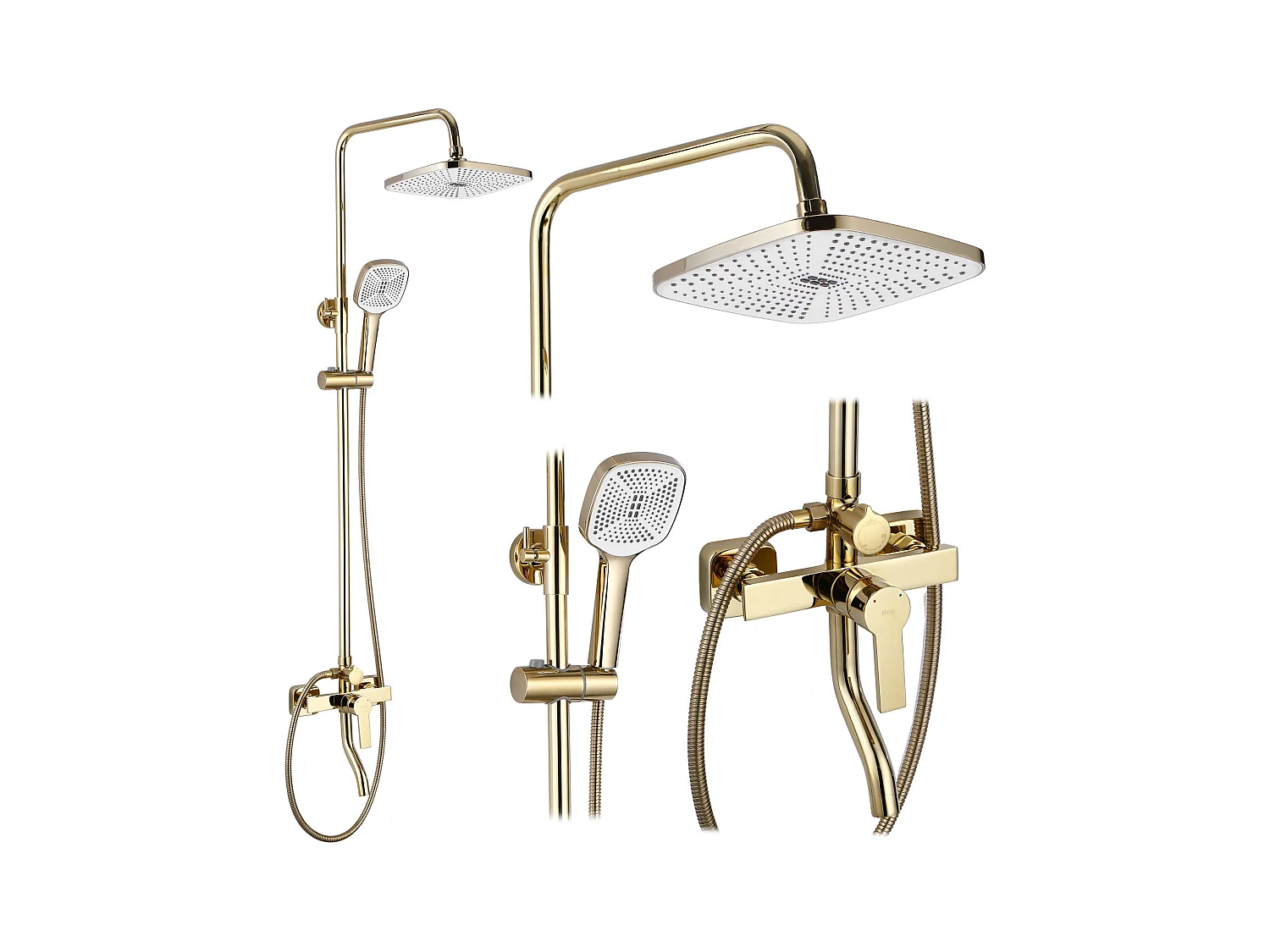 Kit De Douche Rea My2021-77G Argus Gold