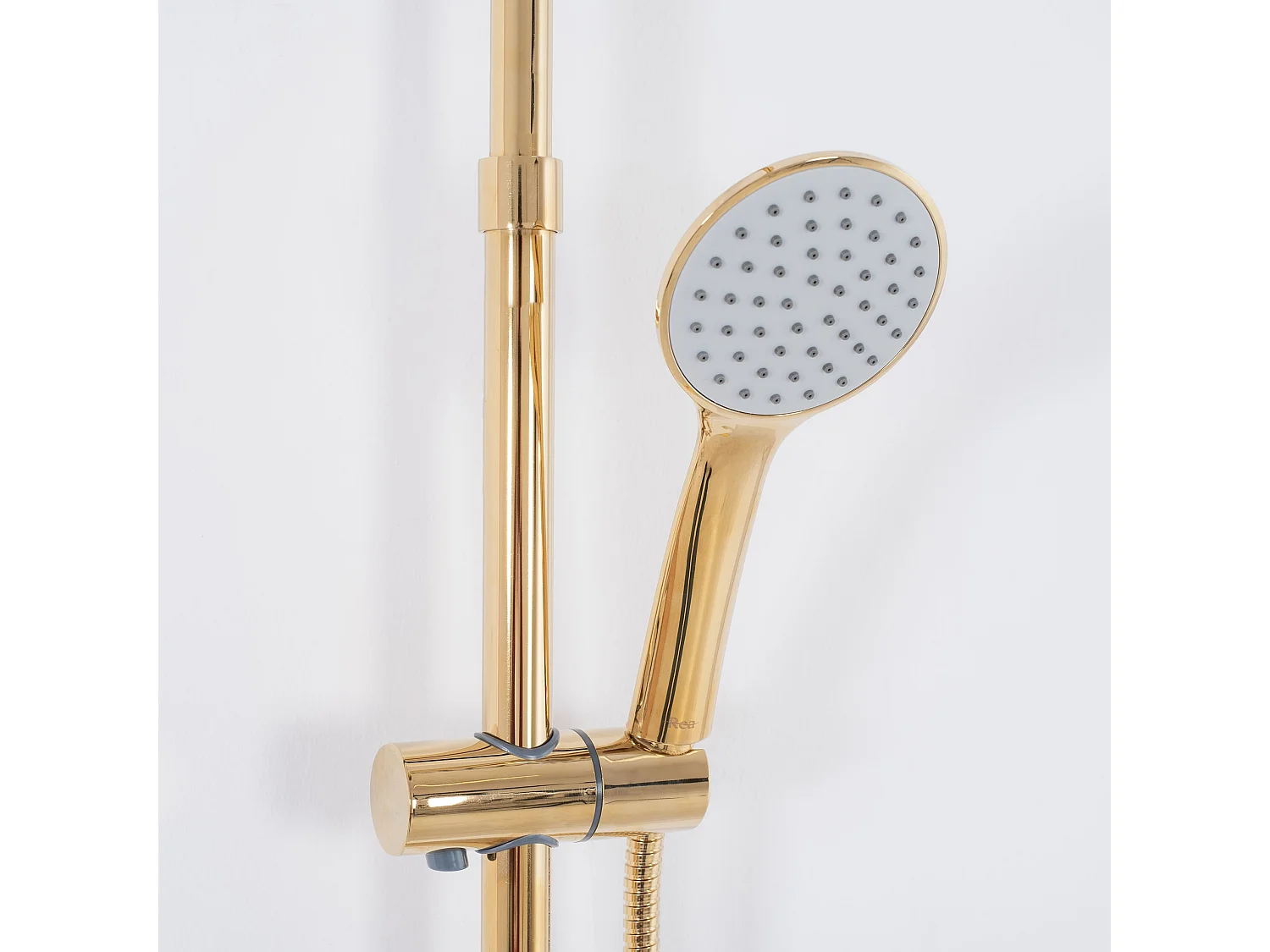 Conjunto De Chuveiro Cromado Rea Aldi Gold