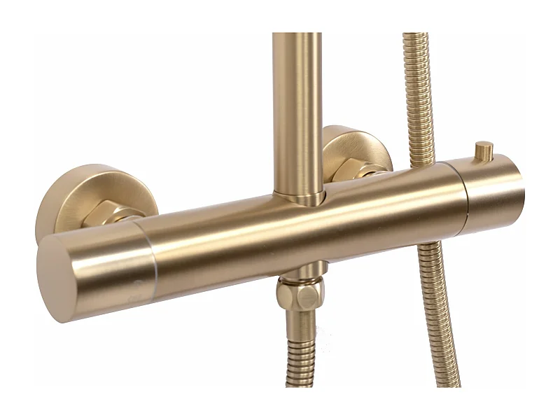 Duschgarnitur Mit Thermostat Rea Vincent Termostat Brush Gold