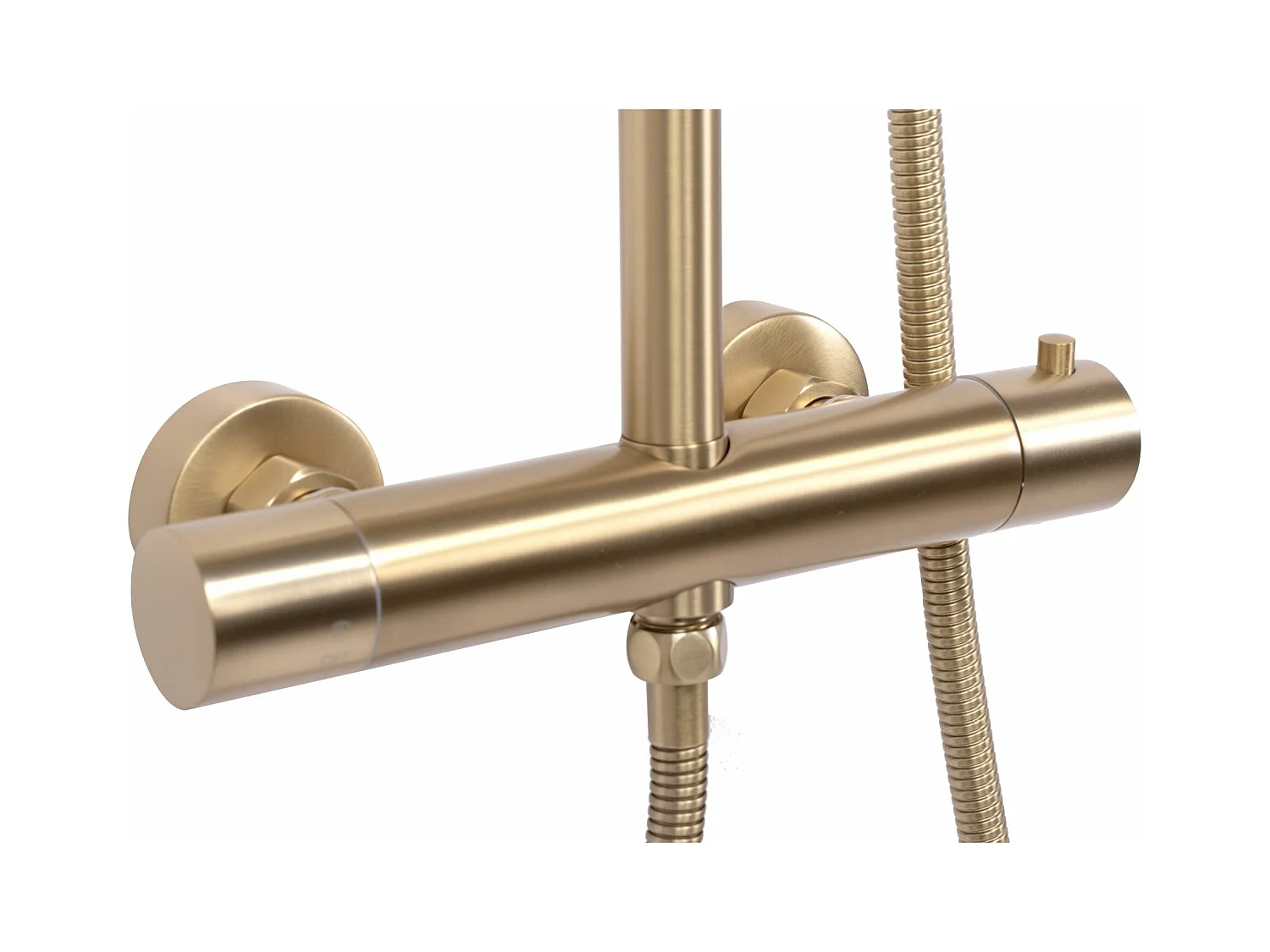 Kit De Douche Avec Thermostat Rea Vincent Termostat Brush Gold