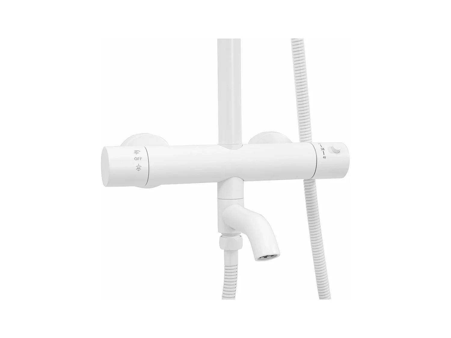 Doucheset Met Thermostaat Rea Lungo Termostat White