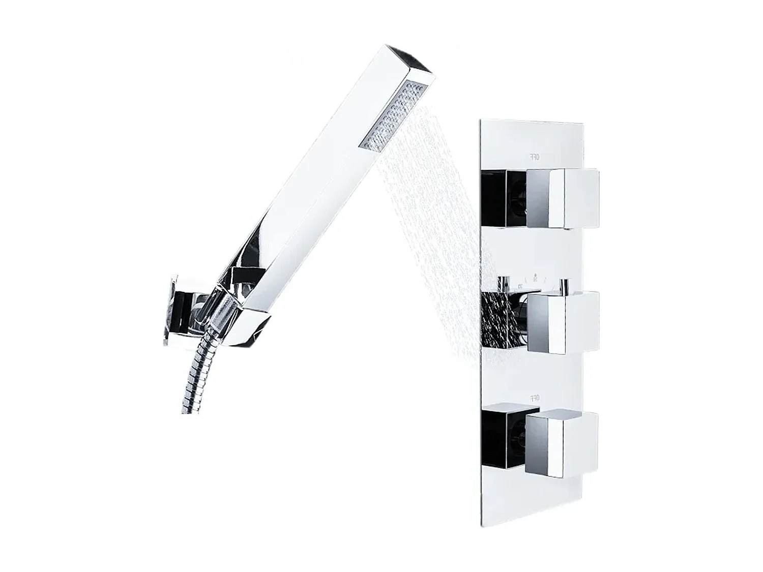 ROBINET de DOUCHE ENCASTRÉ REA BRITO CHROME