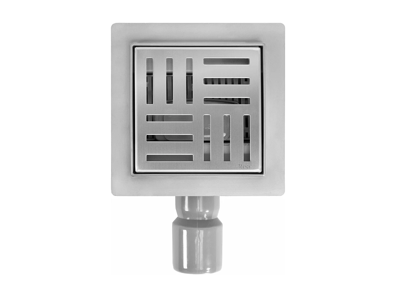 Drenaje Lineal Rea Cross 120X120 Brush Steel