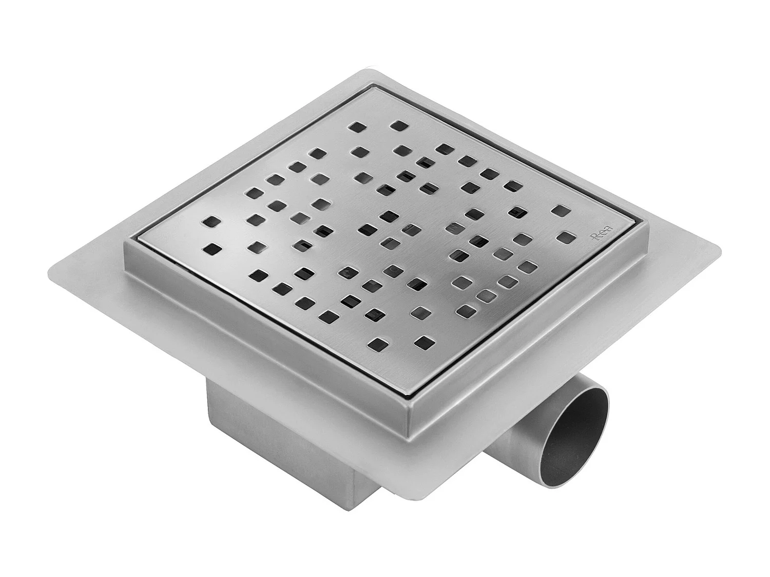 Drain Linéaire Rea Dots 150X150 Brush Steel