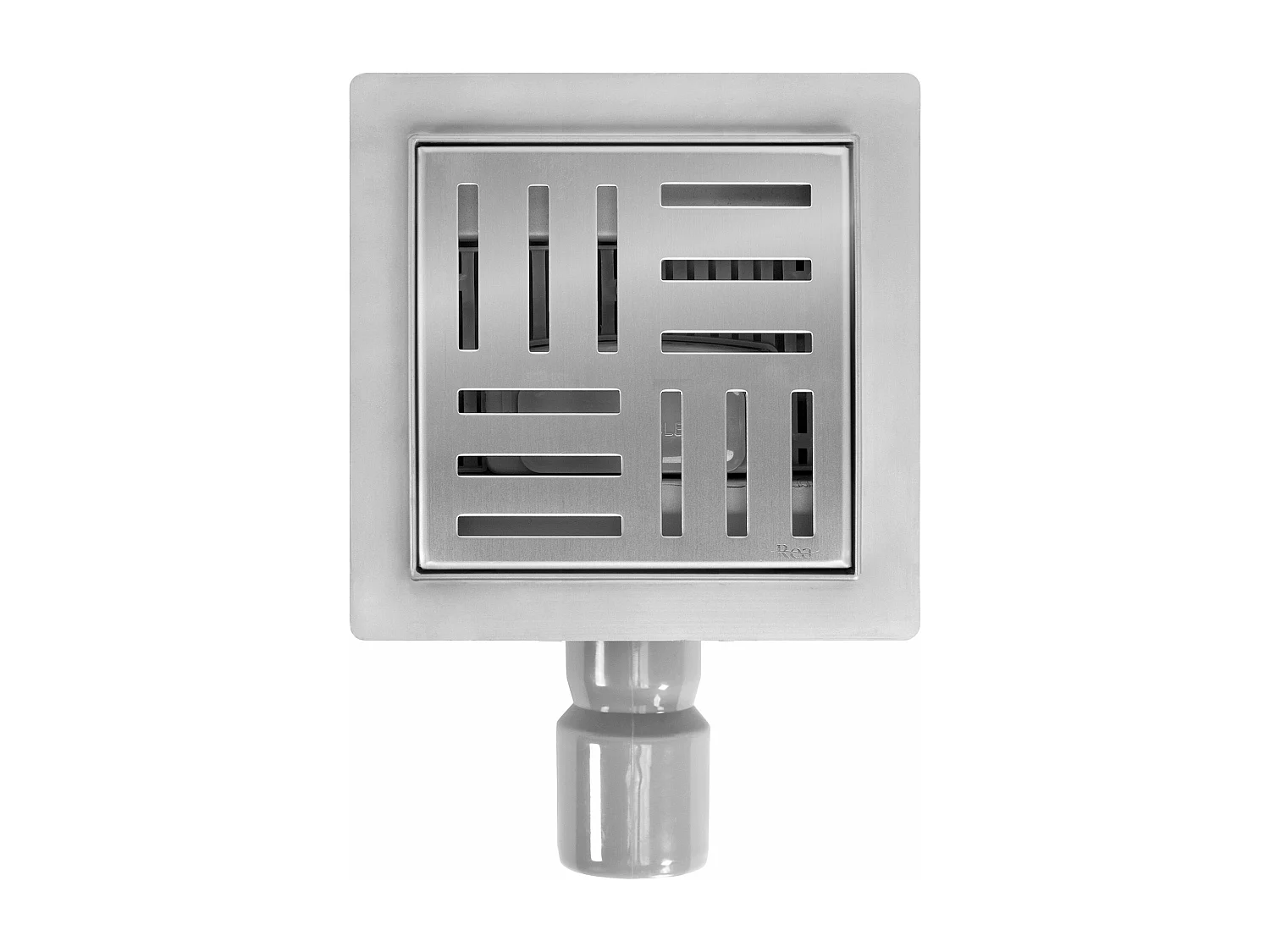 Dreno Linear Rea Cross 150X150 Brush Steel