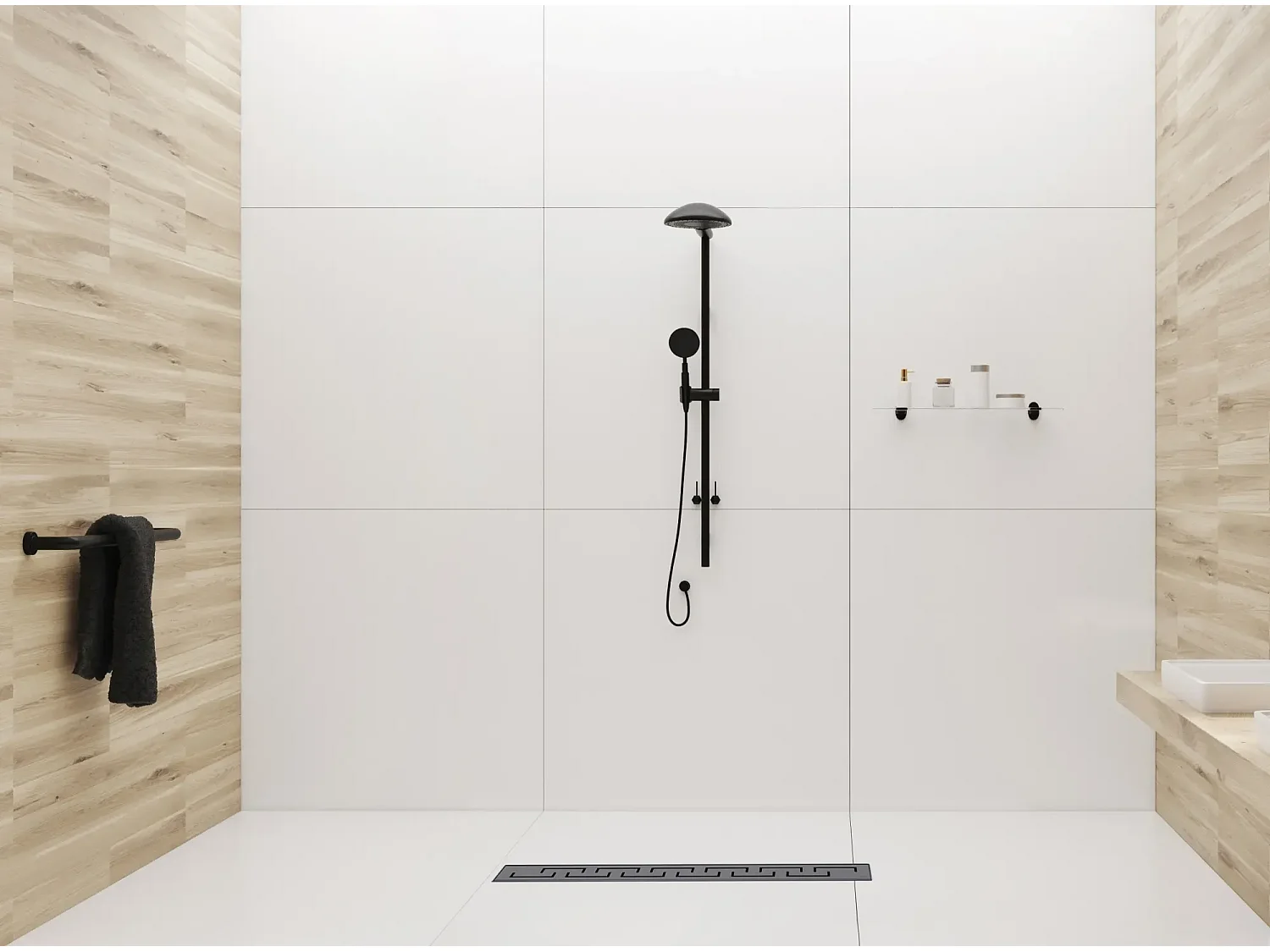 Drain Linéaire Rea Greek Pro 900 Black