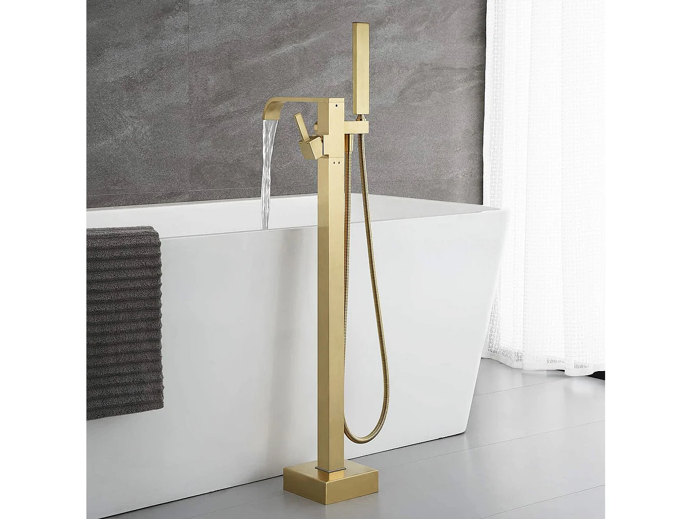 Grifo De Pie Rea Carat Brush Gold