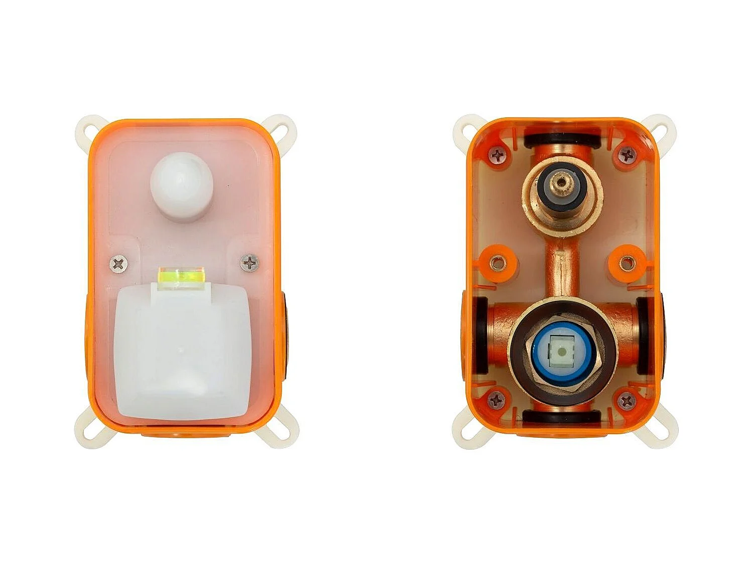 Inbouw Badmengkraan Rea Lungo White + Box