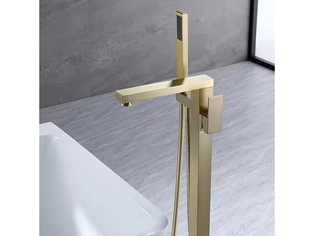 Robinet Autoportant Rea St005 Tery Brush Gold