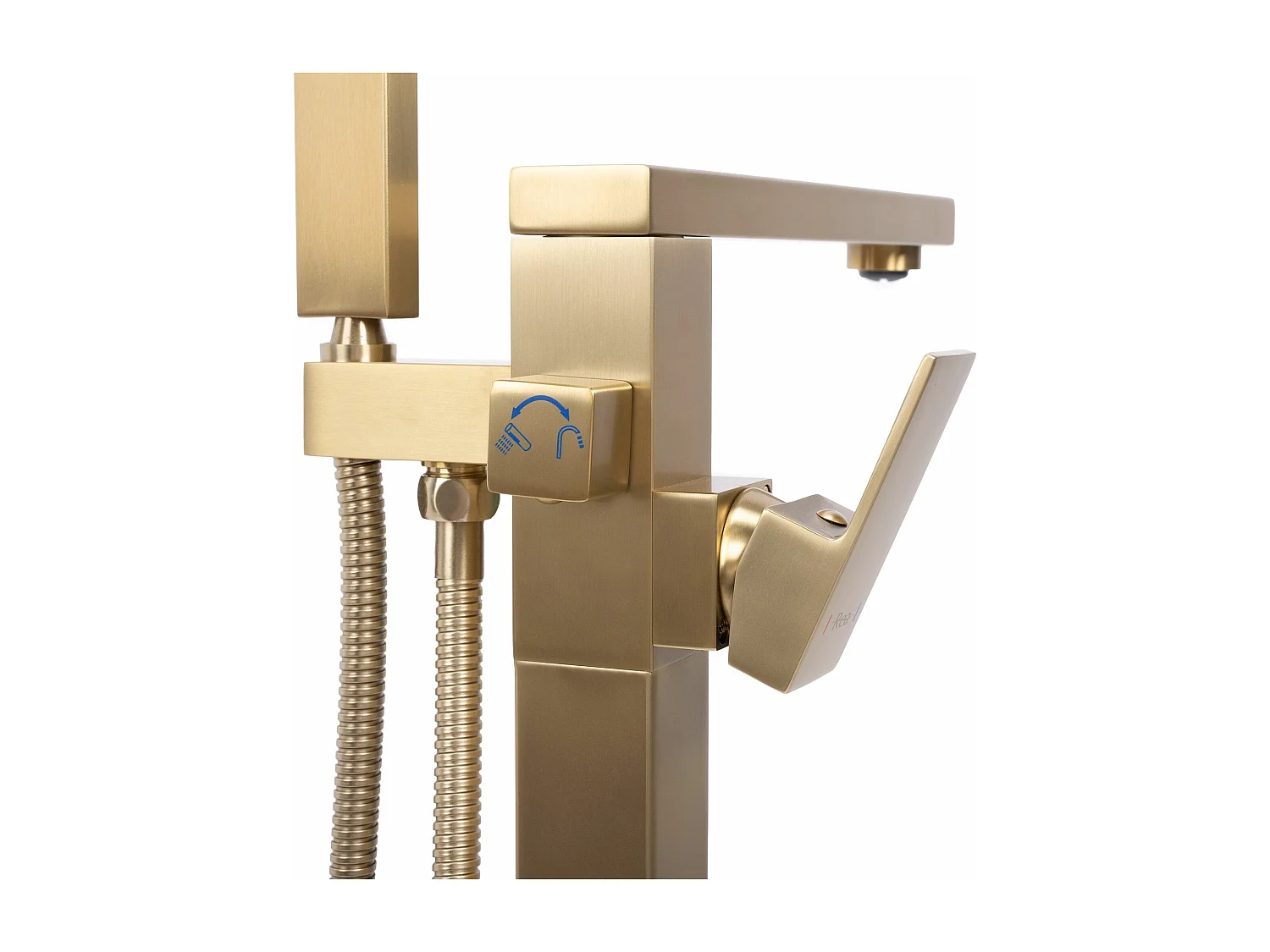 Robinet Autoportant Rea St005 Tery Brush Gold