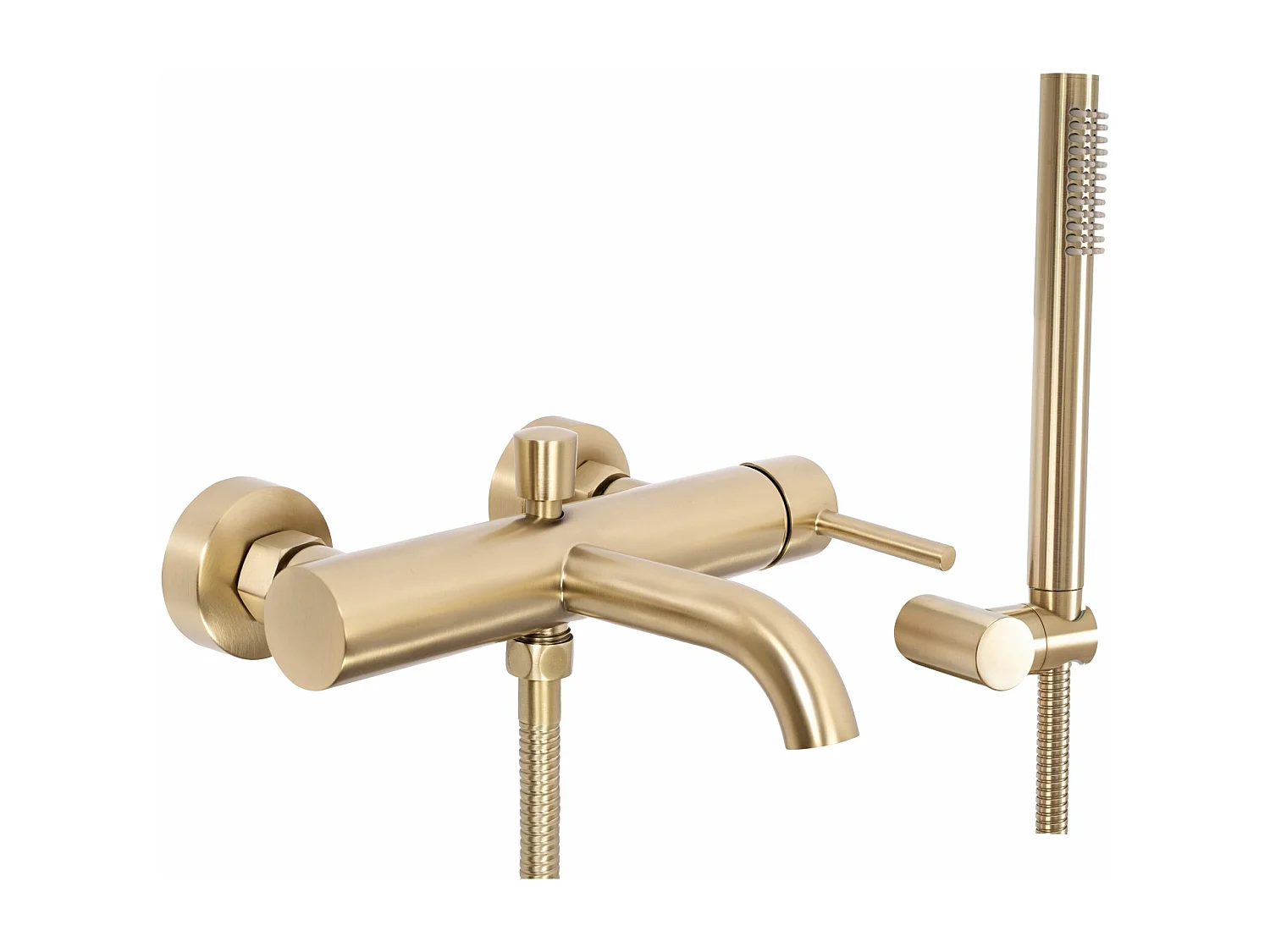 Rubinetto Da Vasca Rea Lungo Brush Gold