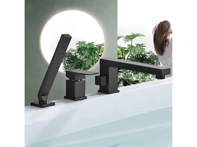 Grifo De Bañera Rea Glen Black