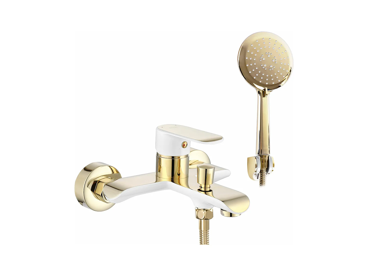 Robinet De Baignoire Rea My1805-3Wg Bloom White/Gold
