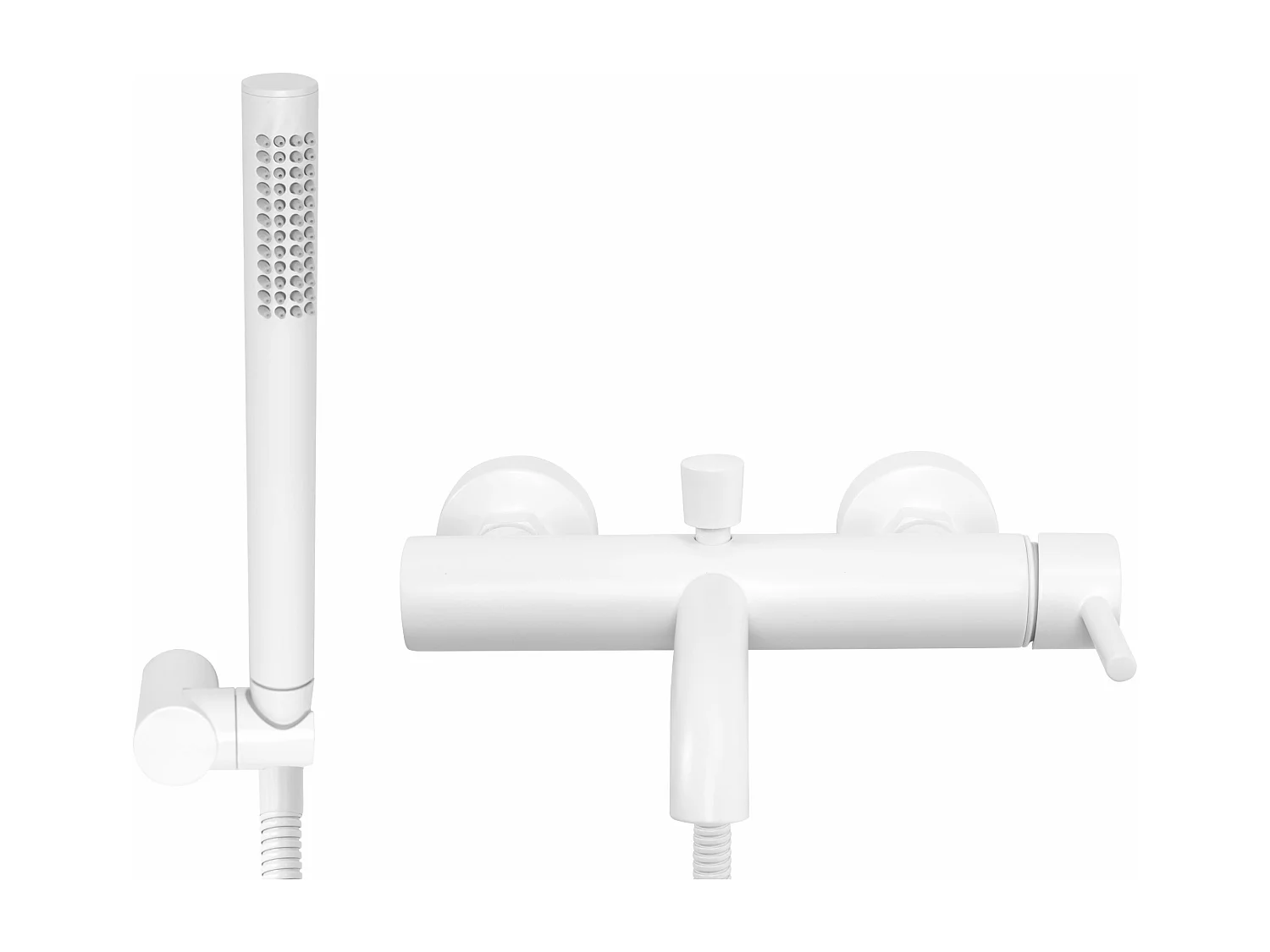 Wannenarmatur Rea Lungo White