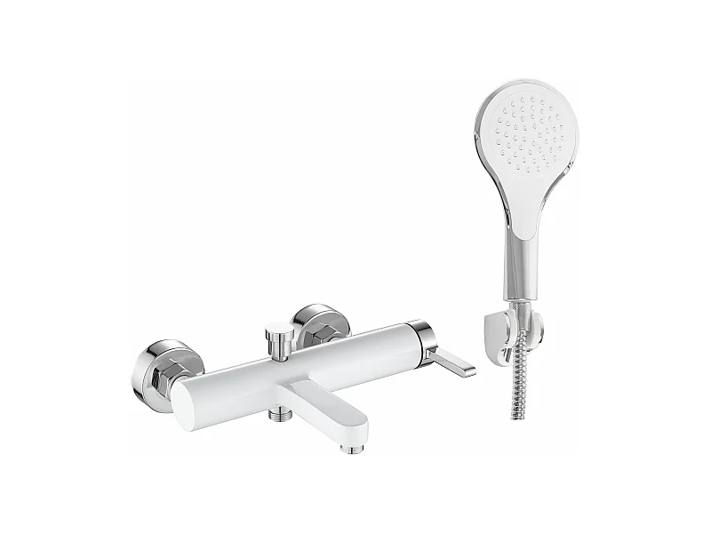 Grifo De Bañera Rea My1806-3Cw Polo White/Chrome