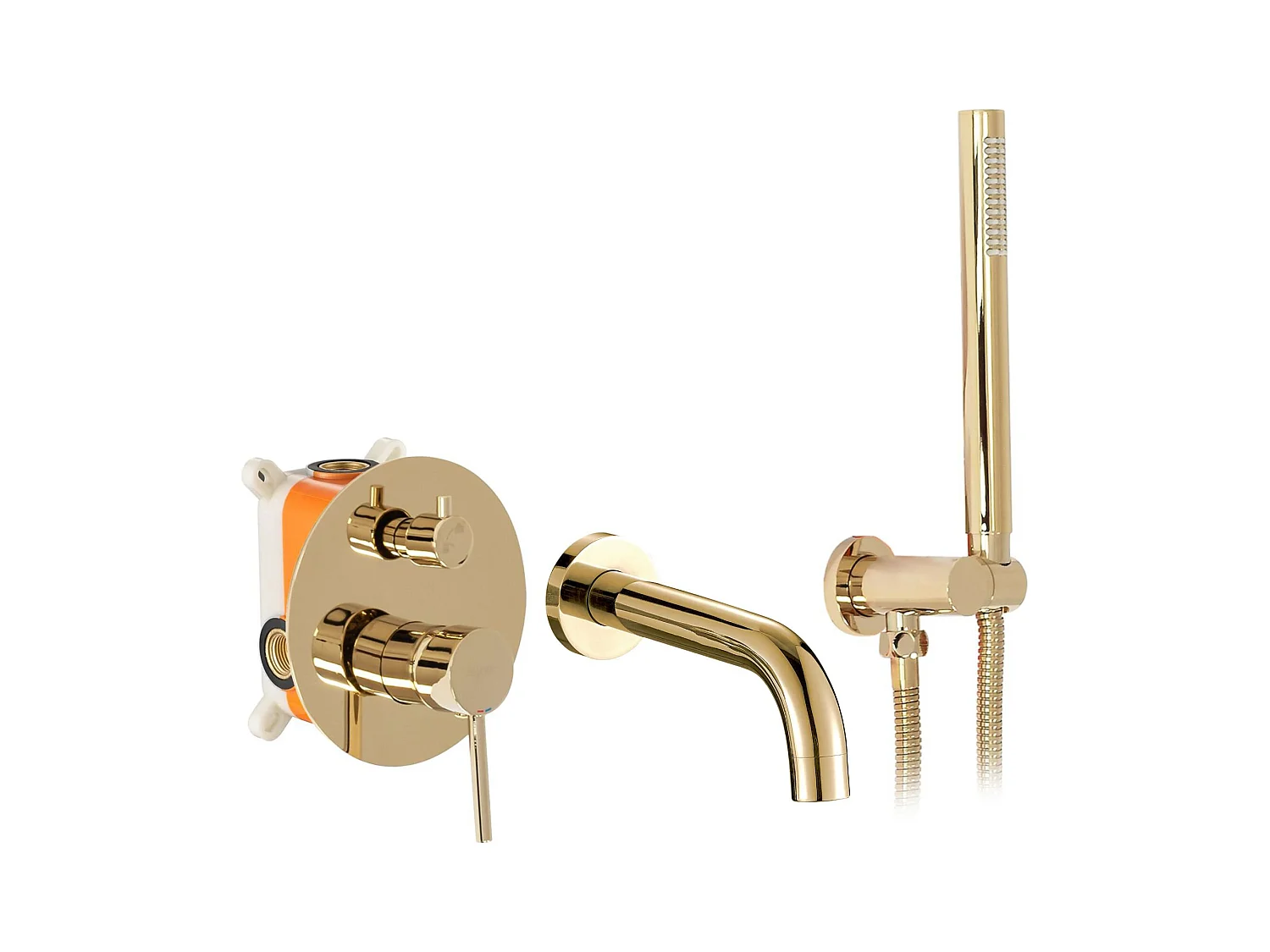 Robinet De Baignoire Encastré Rea Lungo Gold + Box
