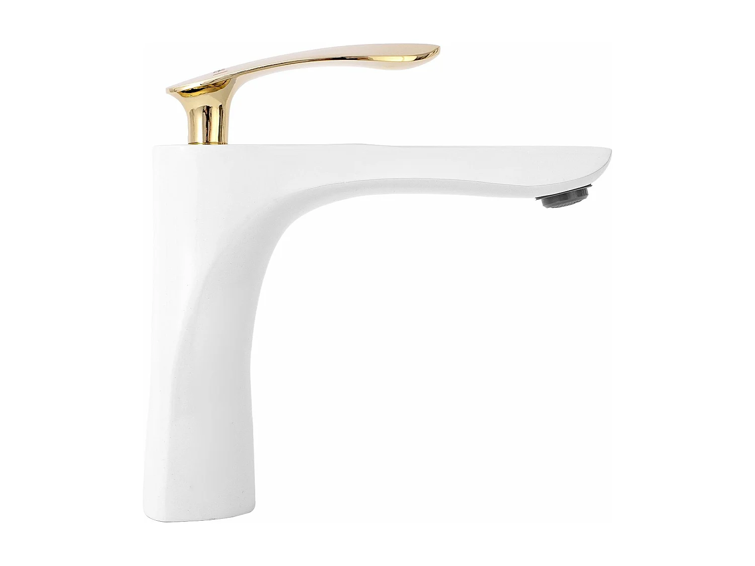 Waschbeckenarmatur Rea Orbit Low White/Gold