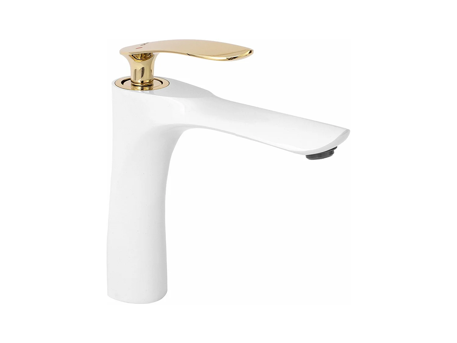 Robinet De Lavabo Rea Orbit Low White/Gold