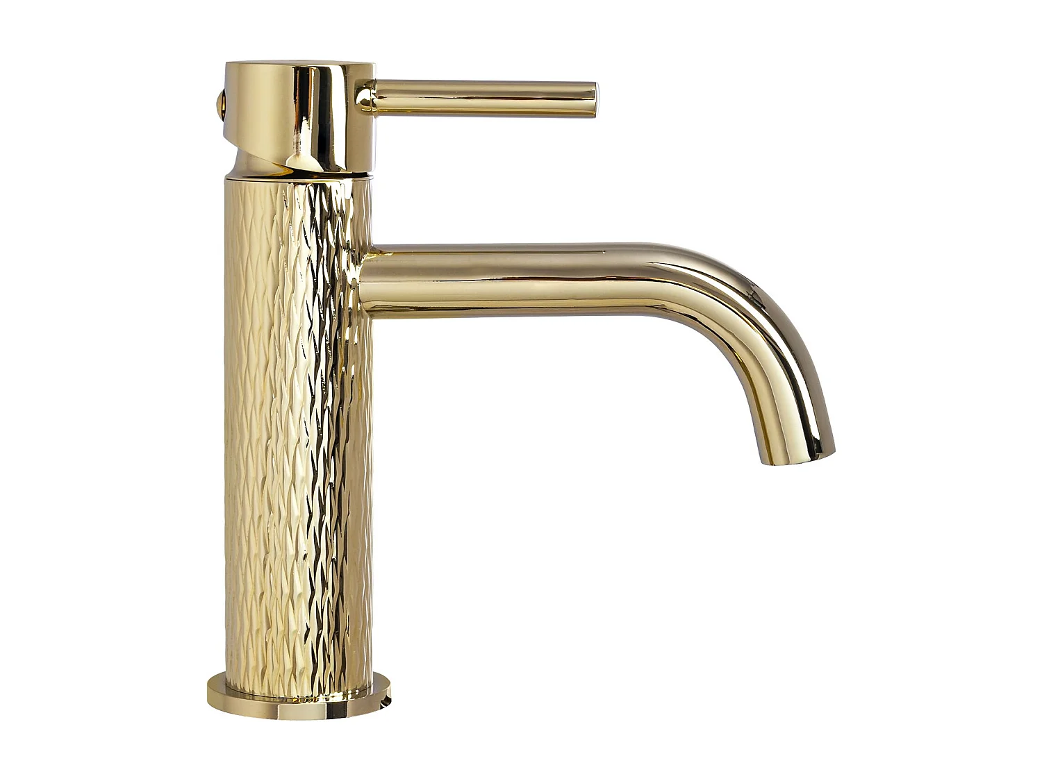 Rubinetto Da Lavabo Rea Lungo Low Gold